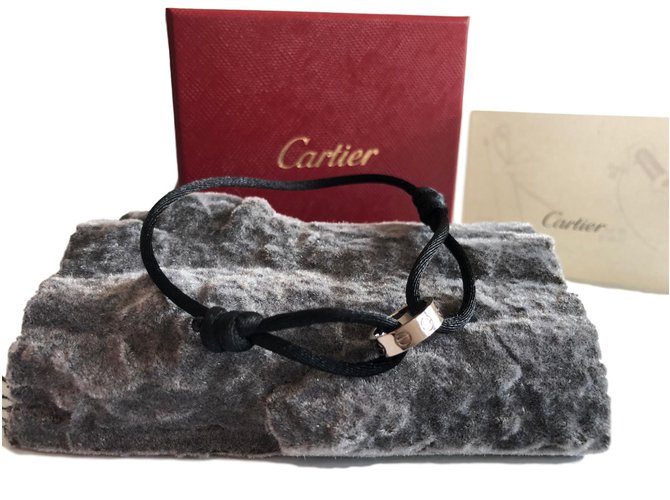 Love Cartier Bracelets Silvery White gold  ref.57988