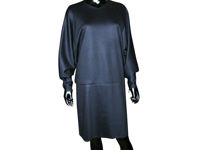 Chloé Dresses Black Wool Elastane  ref.58013
