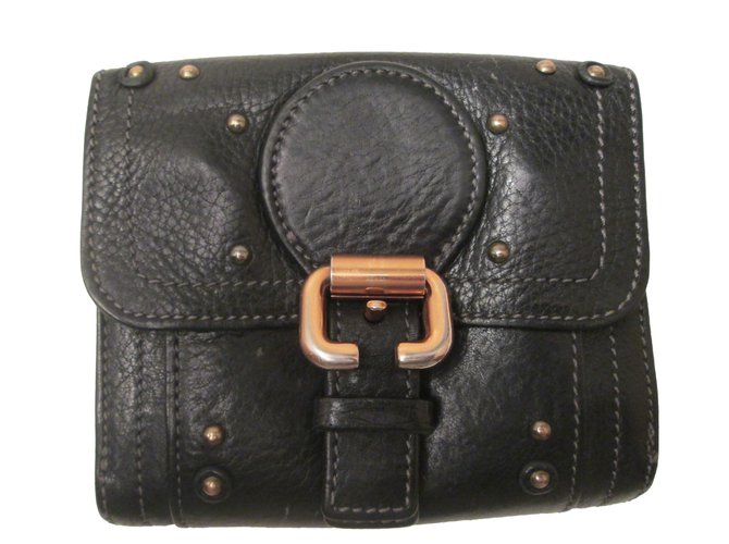 Chloé Wallets Black Leather  ref.58187