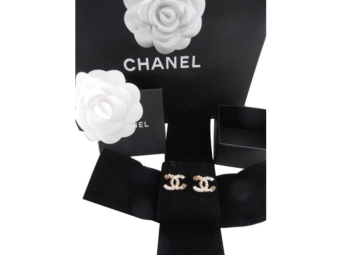 Chanel Earrings Copper  ref.58289