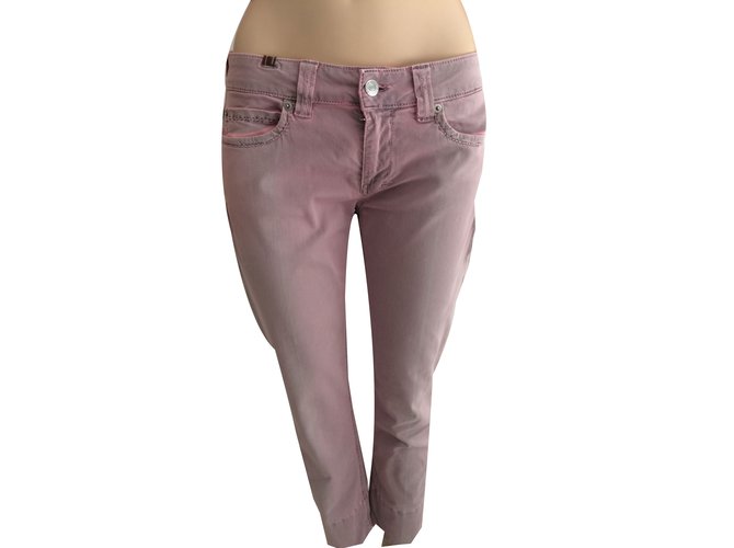 Jeans Notify rose Coton  ref.58388