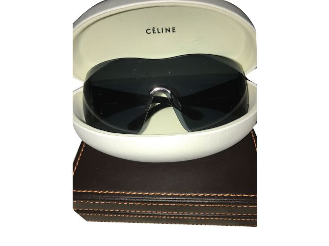 Lunettes de soleil Céline noires en plastique