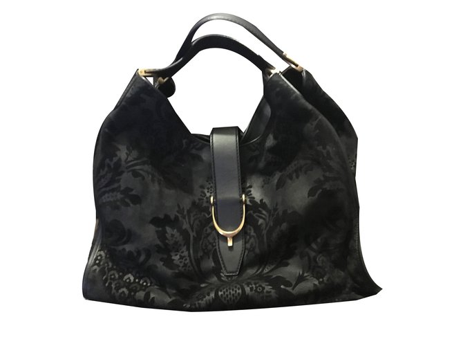Gucci Handbags Black Leather  ref.58500
