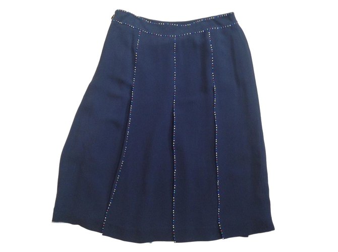 Cacharel Skirts Black Silk  ref.58514