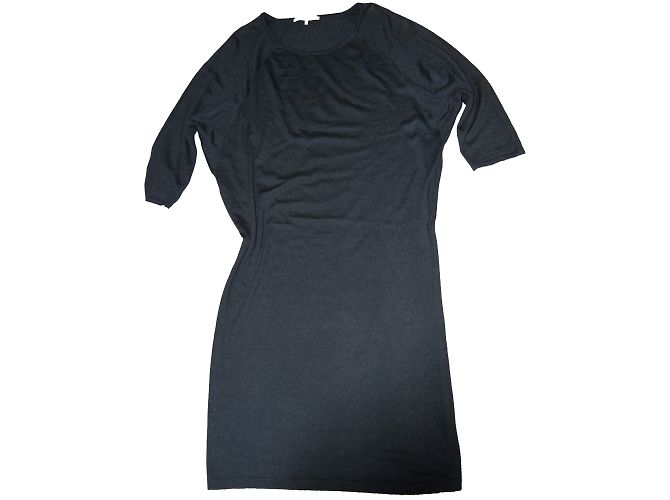 Vestido de suéter Gerard Darel de viscosa y cashmere gris