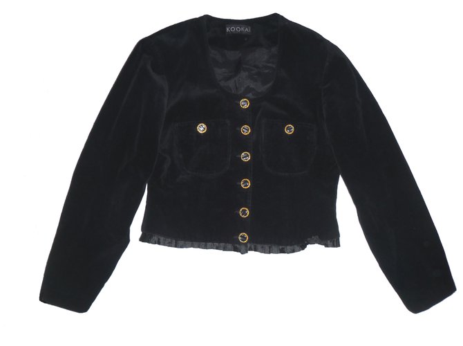 KOOKAÏ Kookai vest Black Cotton Modal  ref.58636