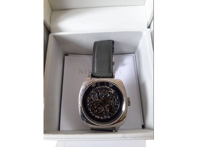 Orologio Nina Ricci Automatico Scheletro Acciaio Verde