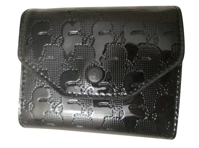Karl Lagerfeld Wallets Black Leather  ref.58738