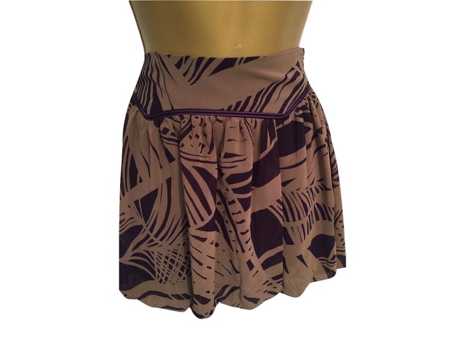 Armani Exchange Skirts Purple Caramel Polyester  ref.58785