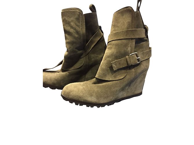 Sartore Ankle Boots Brown Deerskin 39