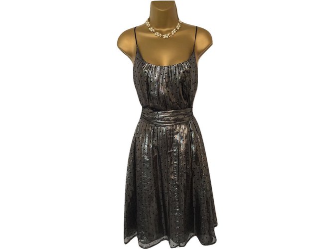 french connection silver dress