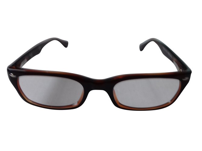 Ray-Ban lunettes Classiques Synthétique Marron  ref.58898