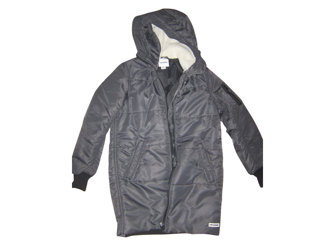 Converse Coats, Outerwear Black Polyester  ref.58913