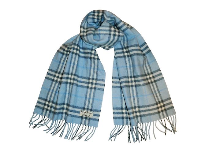 Burberry Sciarpe da uomo Blu Lana