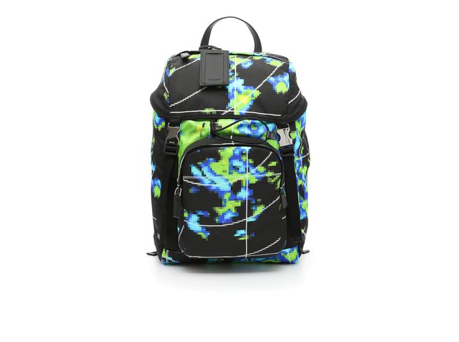 Prada Backpack Black Nylon  ref.58993