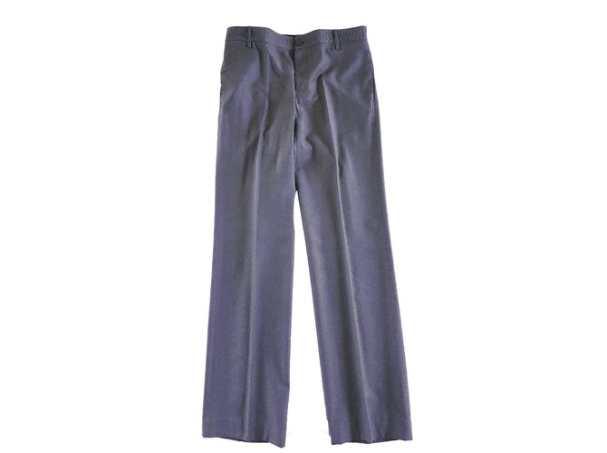 Bottega Veneta Pants, leggings Grey Wool  ref.59013