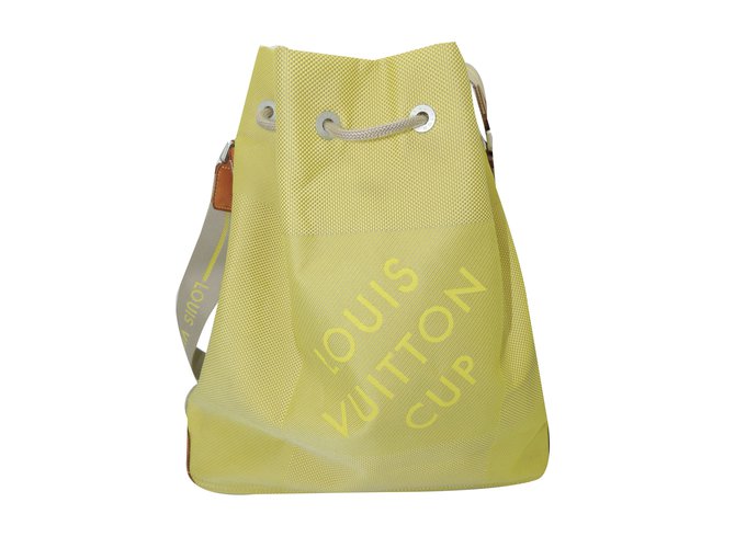 Louis Vuitton borsetta Verde Tela  ref.59060