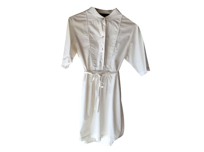 Abito in cotone bianco Marc Jacobs 