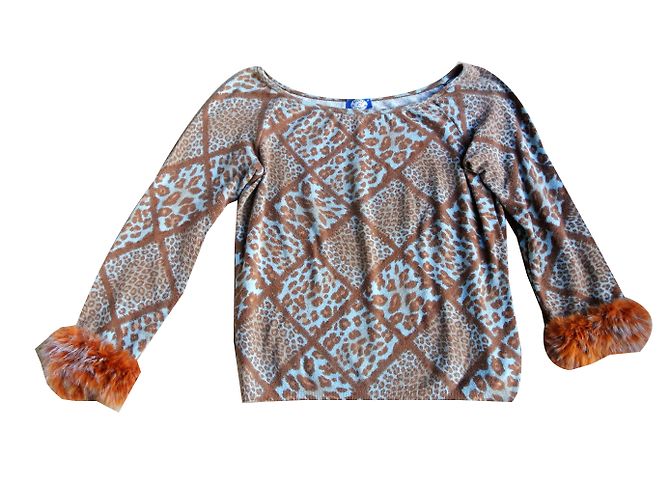 Blumarine Knitwear Rayon Multi Color Multiple colors