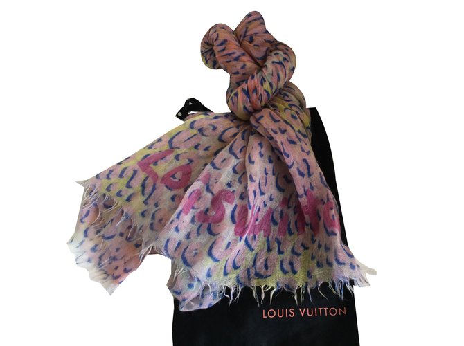 Louis Vuitton Lenços Multicor Casimira  ref.59144