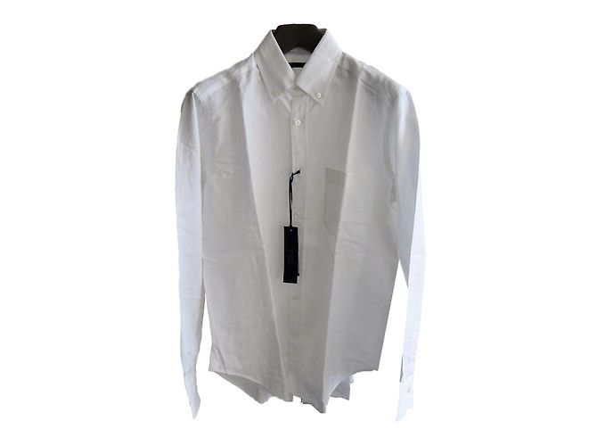 Emanuel Ungaro Camicia in lino bianco uomo Ungaro
