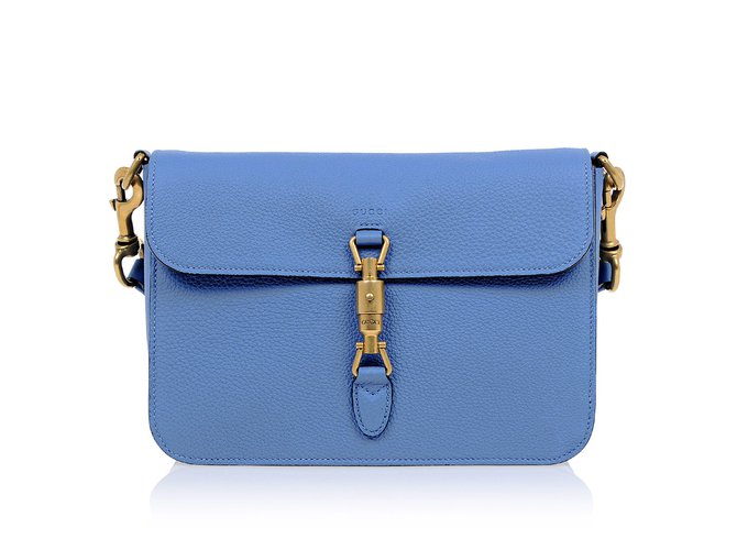 Gucci Jackie Blue Leather  ref.59266