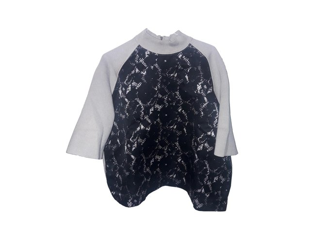 Louis Vuitton Knitwear Black Pink Silk Polyester Tweed  ref.59276