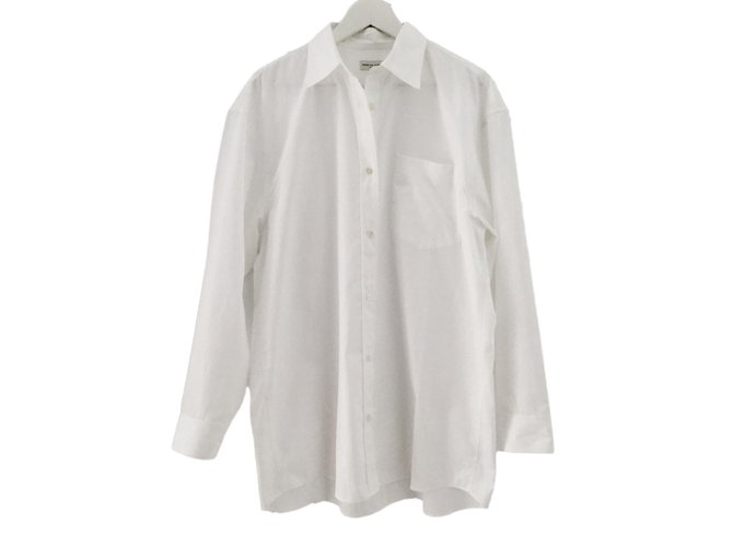 Dries Van Noten Dresses White Cotton  ref.59312