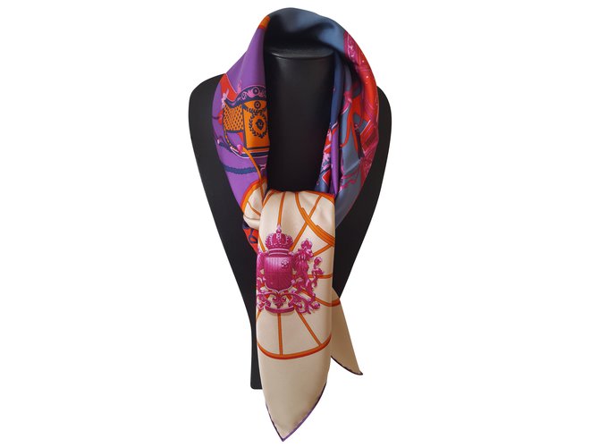 Hermès sciarpe Multicolore Seta