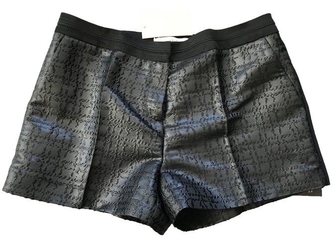 Vanessa Bruno Athe Shorts Dark grey Polyester  ref.59413