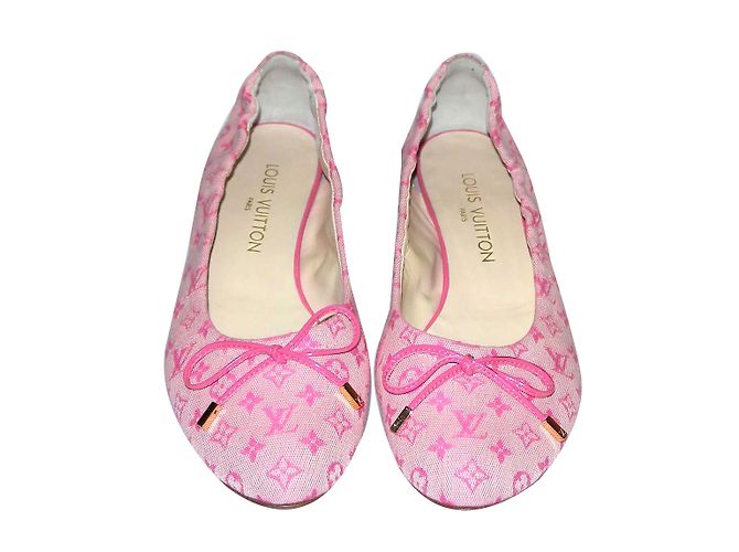 Louis Vuitton Sapatilhas de ballet Rosa