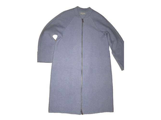 Cos Coats, Outerwear Blue Wool  ref.59557
