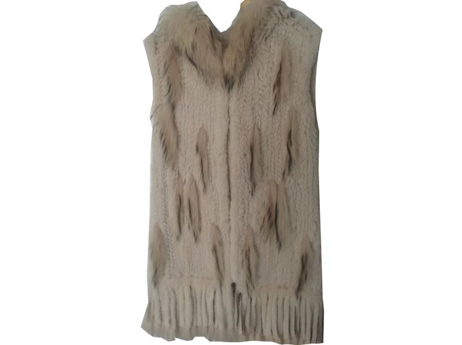 Oakwood Knitwear Beige Fur  ref.59608