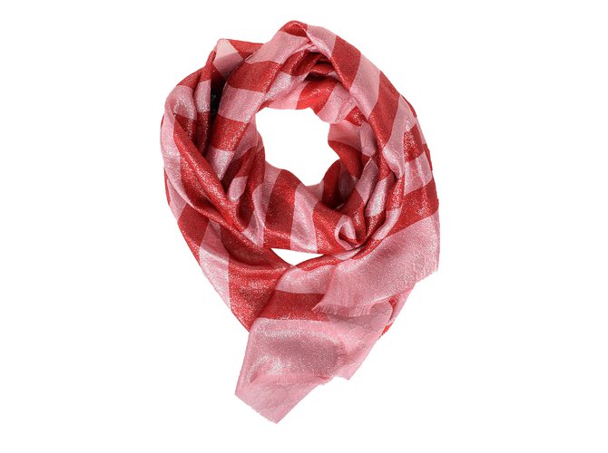 Gucci silk scarf Pink  ref.59718