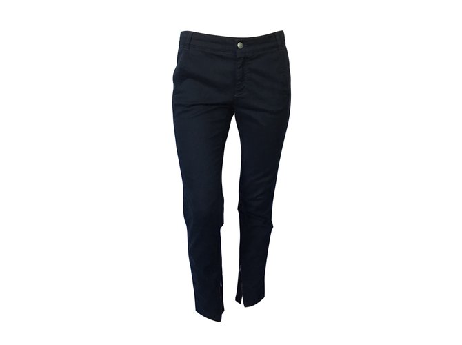 Stella Mc Cartney Jeans Nero Cotone  ref.59741