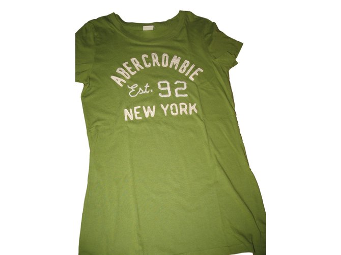 Abercrombie & Fitch Tops Green Cotton  ref.59825