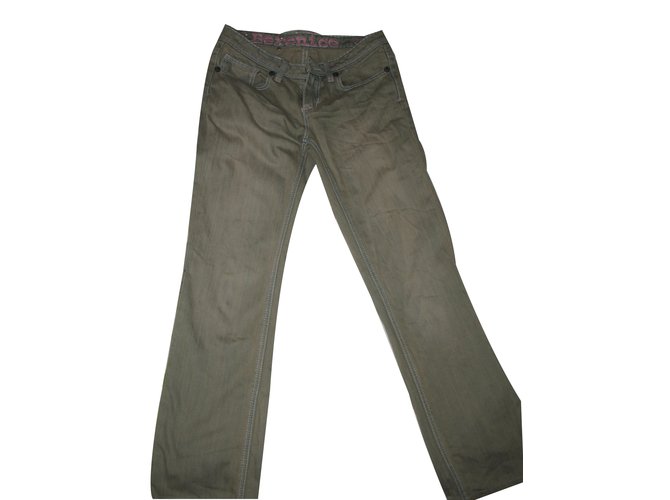 Berenice Pants, leggings Green Cotton  ref.59828