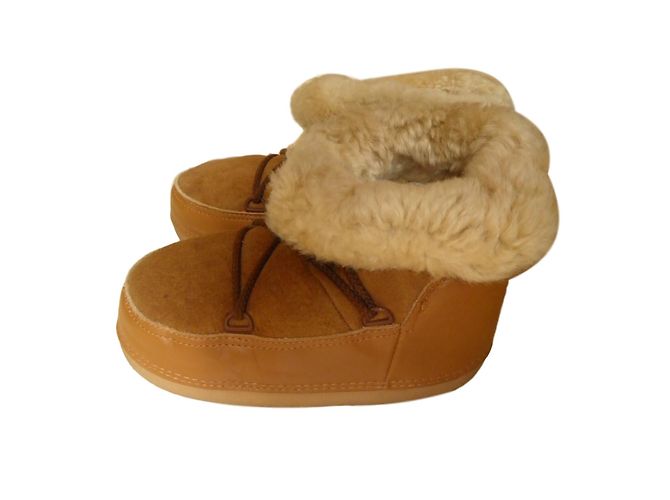 Les Prairies de Paris Botas de tornozelo Caramelo