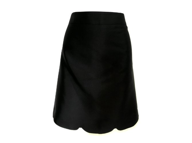 Hobbs Skirts Black Silk Wool  ref.59977