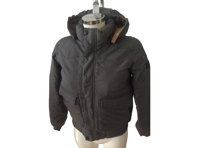 Finger in the nose Boy Coats Outerwear Grey Polyester  ref.60059