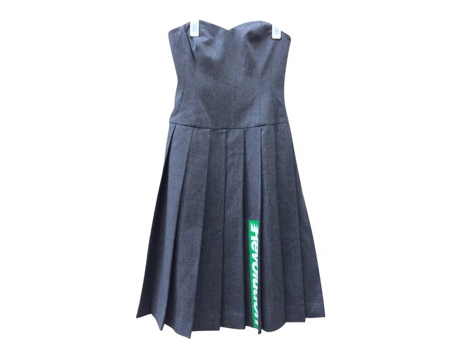 Marc by Marc Jacobs Dresses Grey Wool  ref.60116