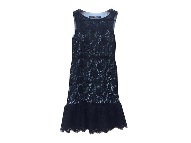 Balenciaga Dresses Black Cotton Nylon Rayon  ref.60119