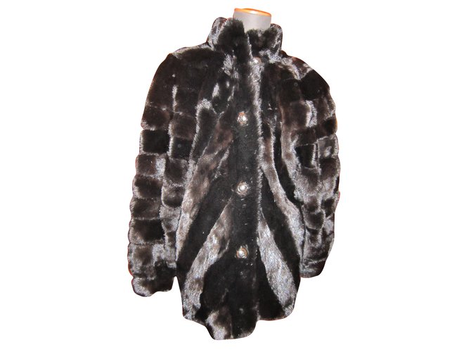 Christian Dior Jackets Black Fur  ref.60228