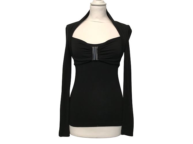 Plein Sud Jeanius Pullover Schwarz 