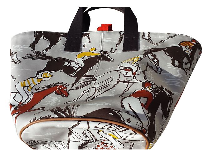 Hermès Totes Beige Cotone