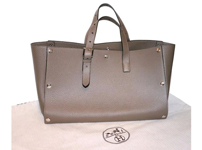 Hermès Cabas Taupe