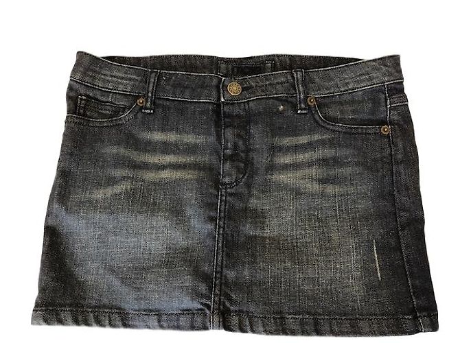 Gonna in denim blu Maje Taglia 27US