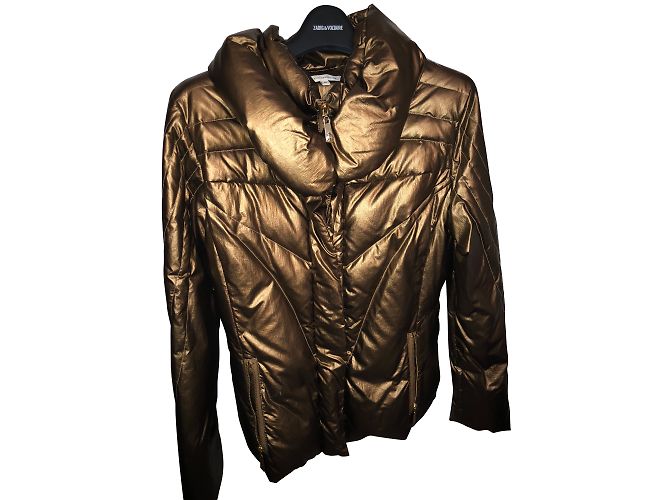 Casaco acolchoado French Connection Dourado