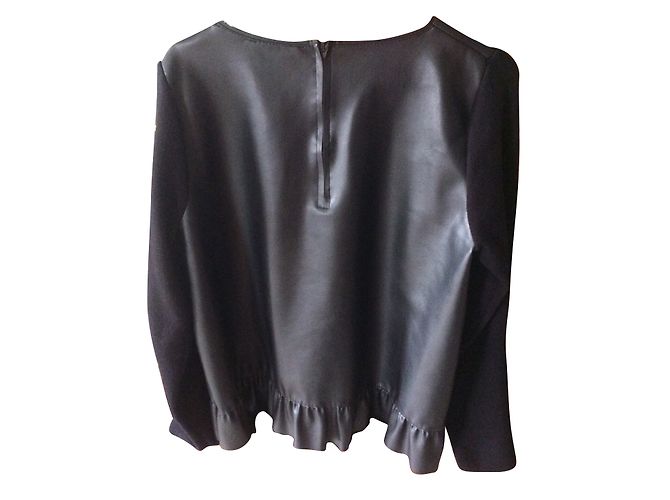 Pull Gilet Zara Noir Taille S - Coton Mélangé, Occasion Très Bon état (comme Neuf)