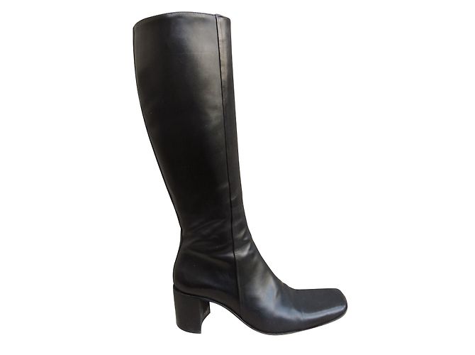 Free Lance Famtom 7 Hi Boots Black Leather